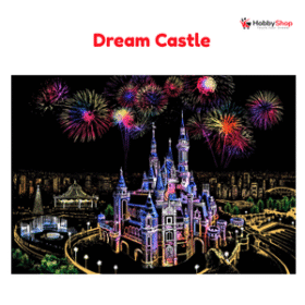 Dream Castle – A3 Scratch Art Hue Board