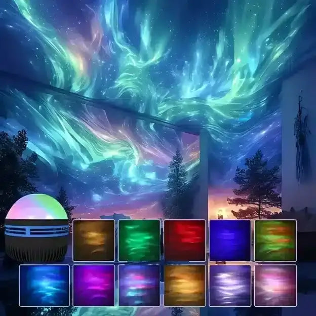 Water Ripple Ocean Waves Projector Lamp , with 14 Light Effects