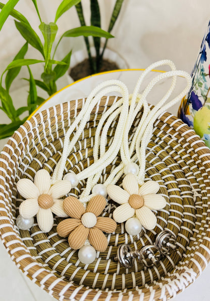 Flower Pearl Curtain Buckle