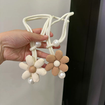 Flower Pearl Curtain Buckle