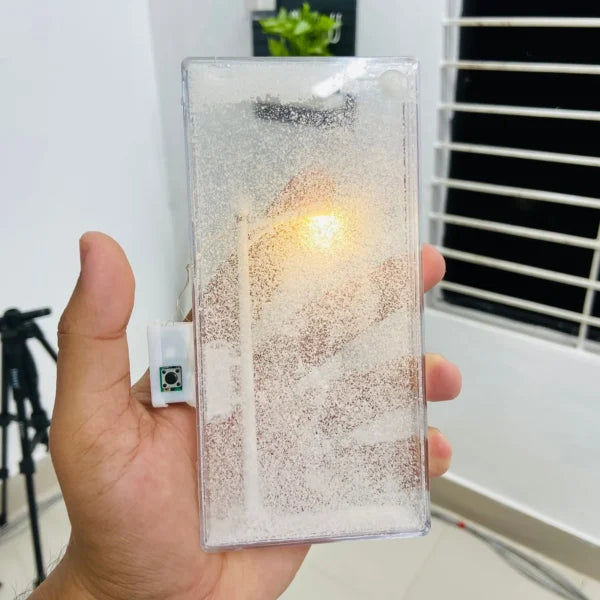 Snow Fall Lamp Street Light Simulation